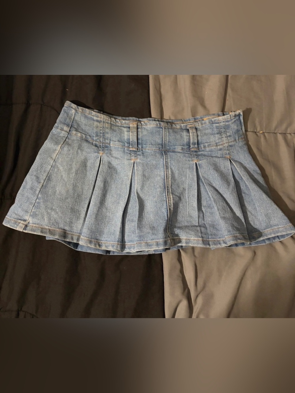 Almost Famous Denim Pleated Skort size M